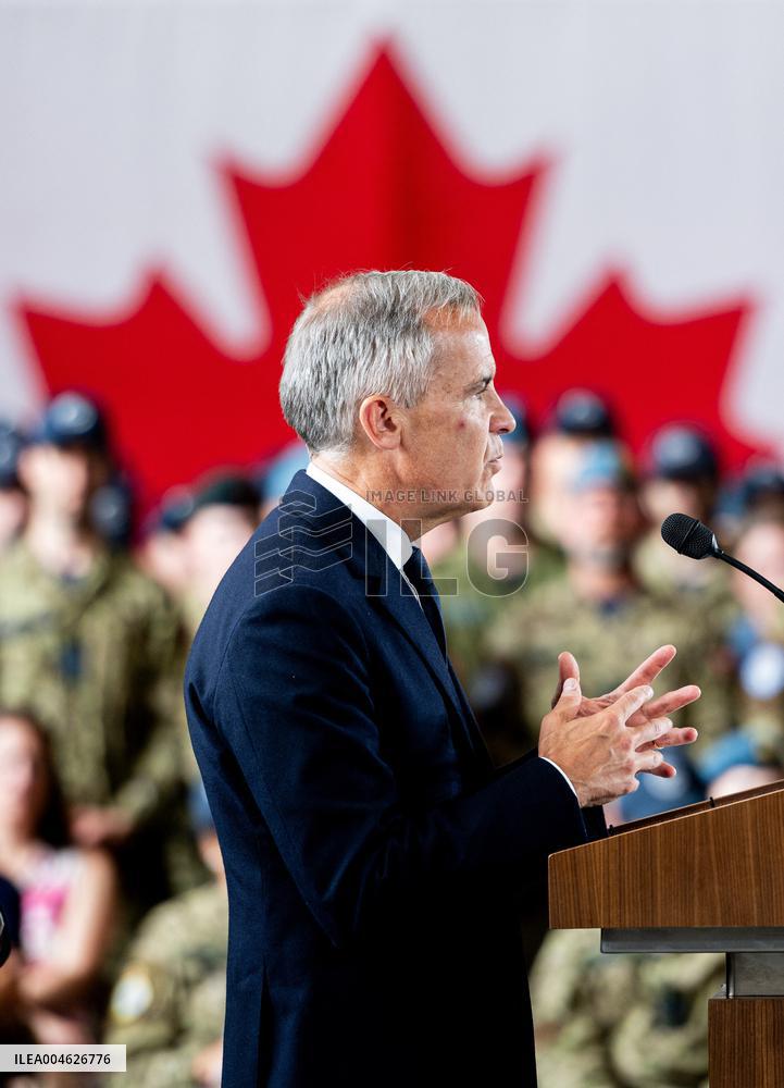 PM Mark Carney Visits Canadian Forces Base - Canada