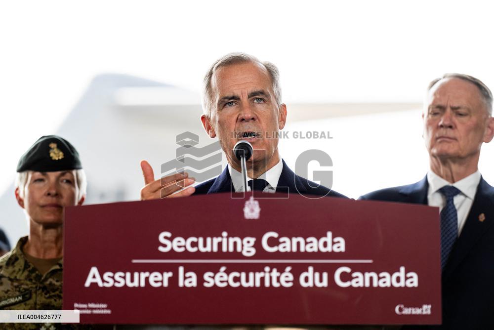 PM Mark Carney Visits Canadian Forces Base - Canada