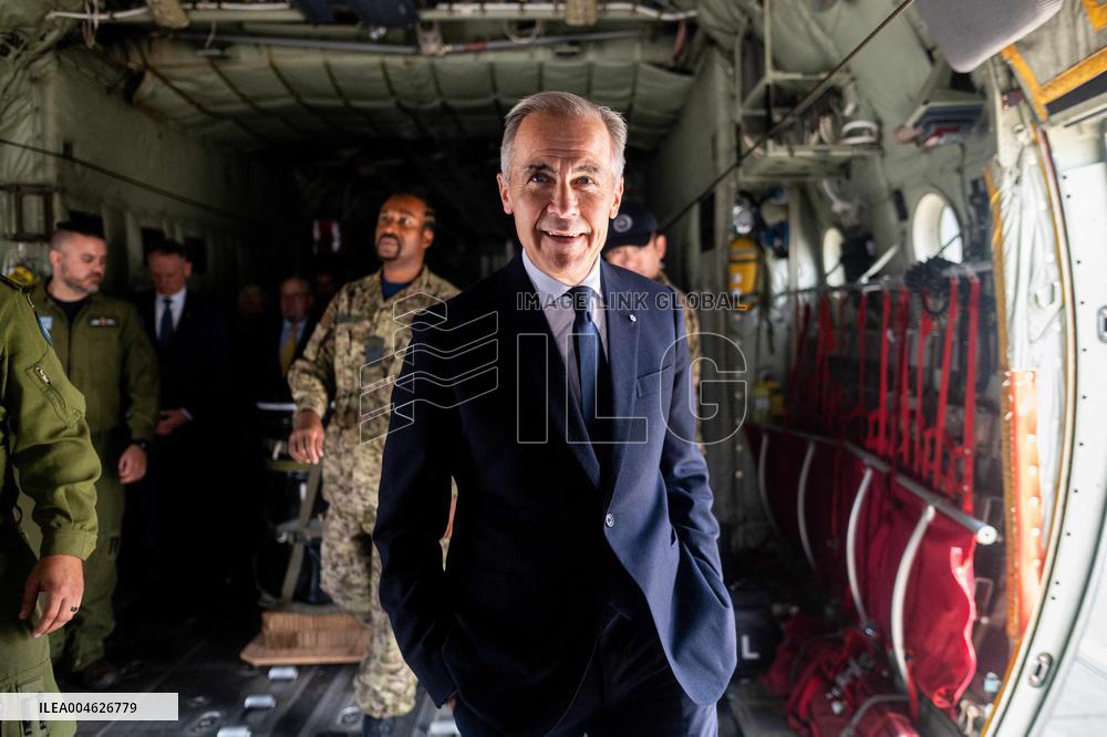 PM Mark Carney Visits Canadian Forces Base - Canada