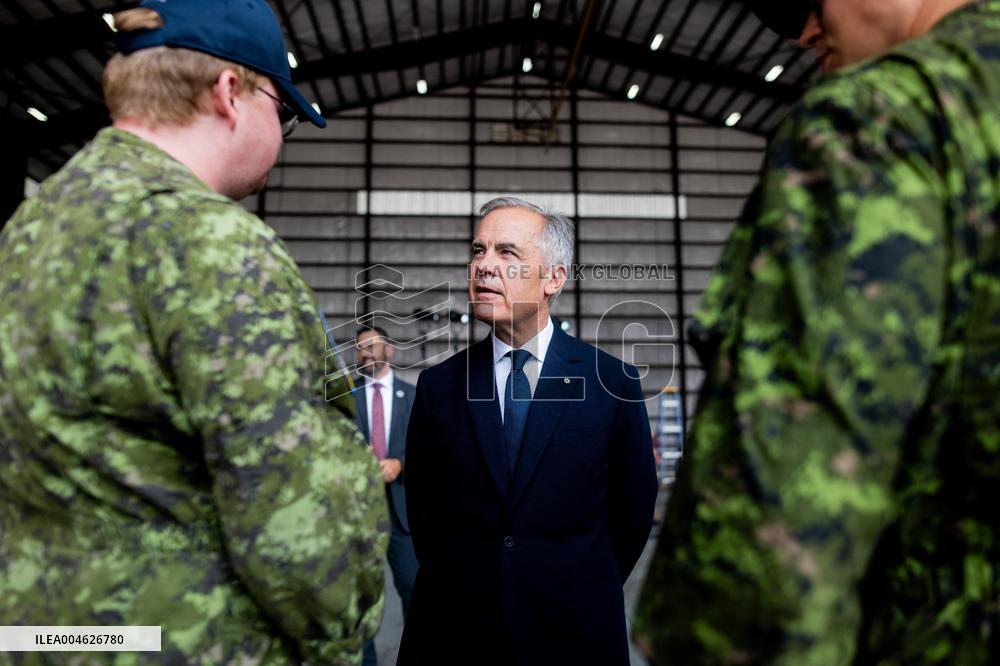 PM Mark Carney Visits Canadian Forces Base - Canada