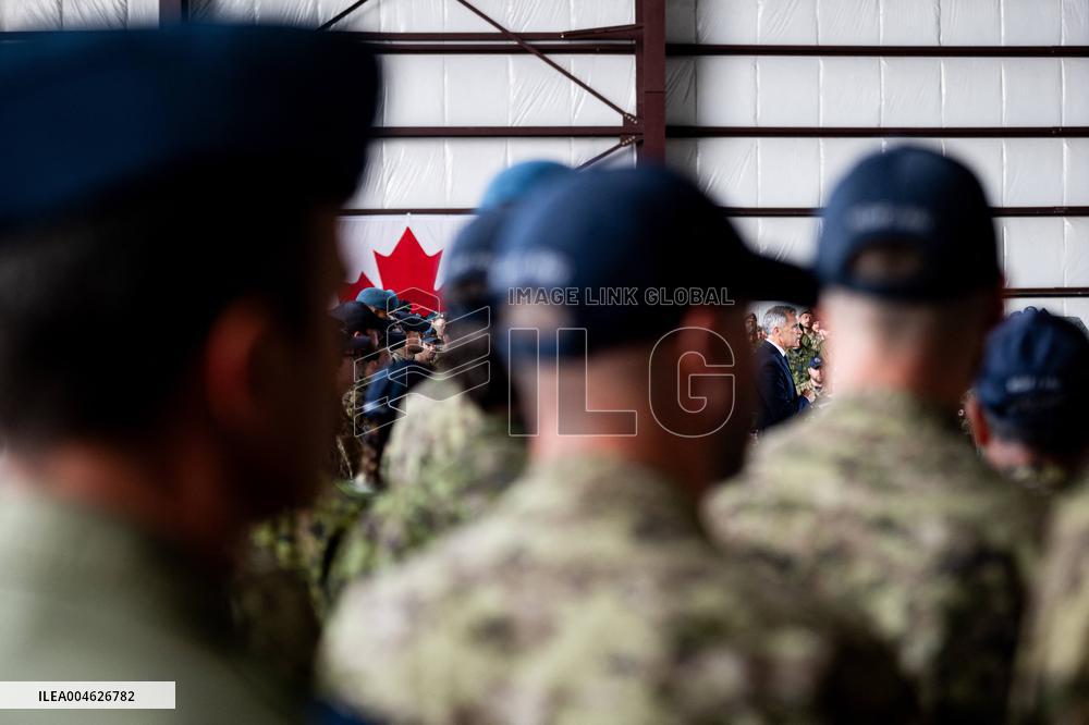 PM Mark Carney Visits Canadian Forces Base - Canada
