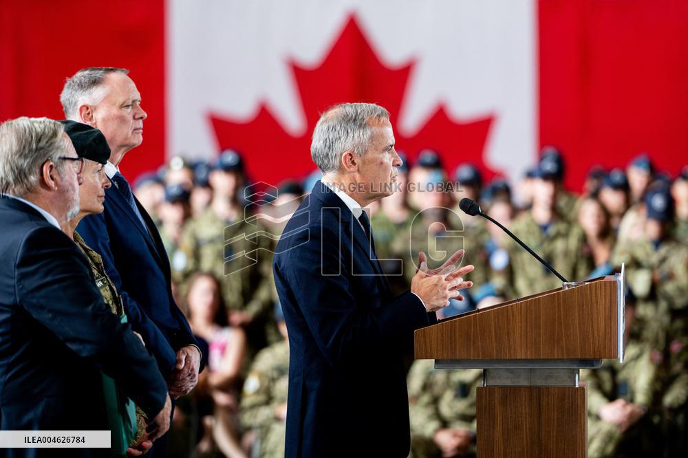 PM Mark Carney Visits Canadian Forces Base - Canada