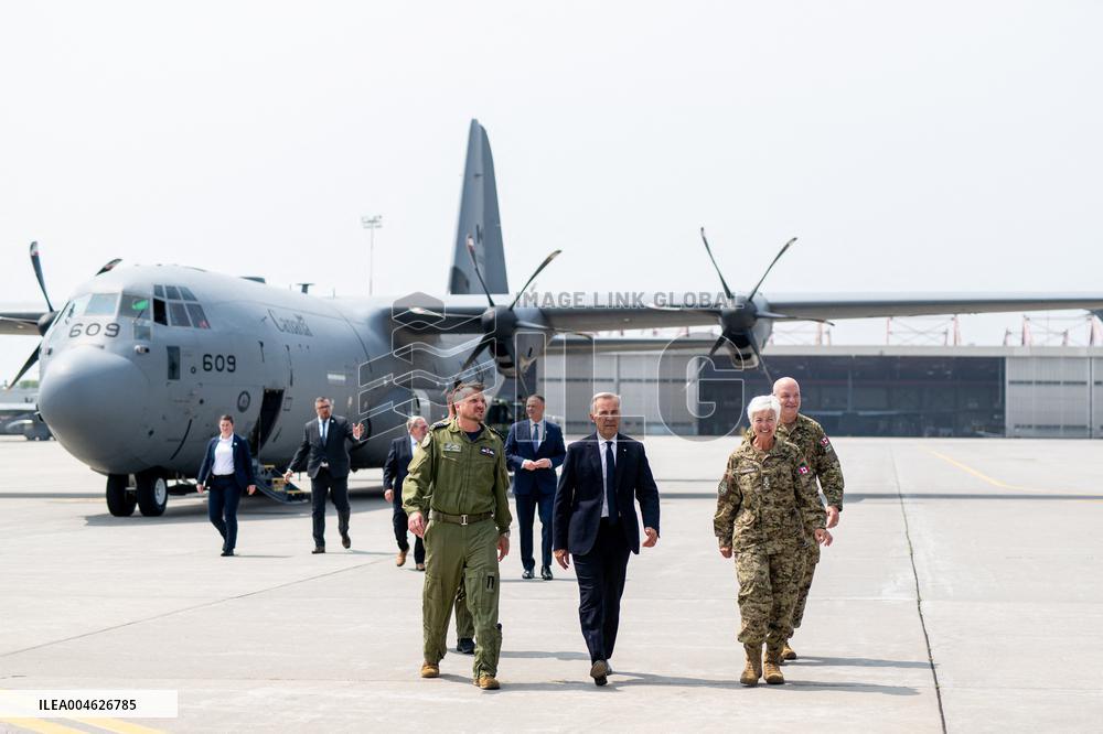 PM Mark Carney Visits Canadian Forces Base - Canada