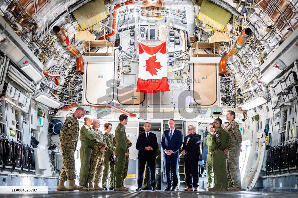 PM Mark Carney Visits Canadian Forces Base - Canada