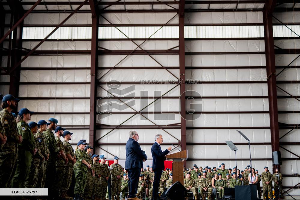 PM Mark Carney Visits Canadian Forces Base - Canada