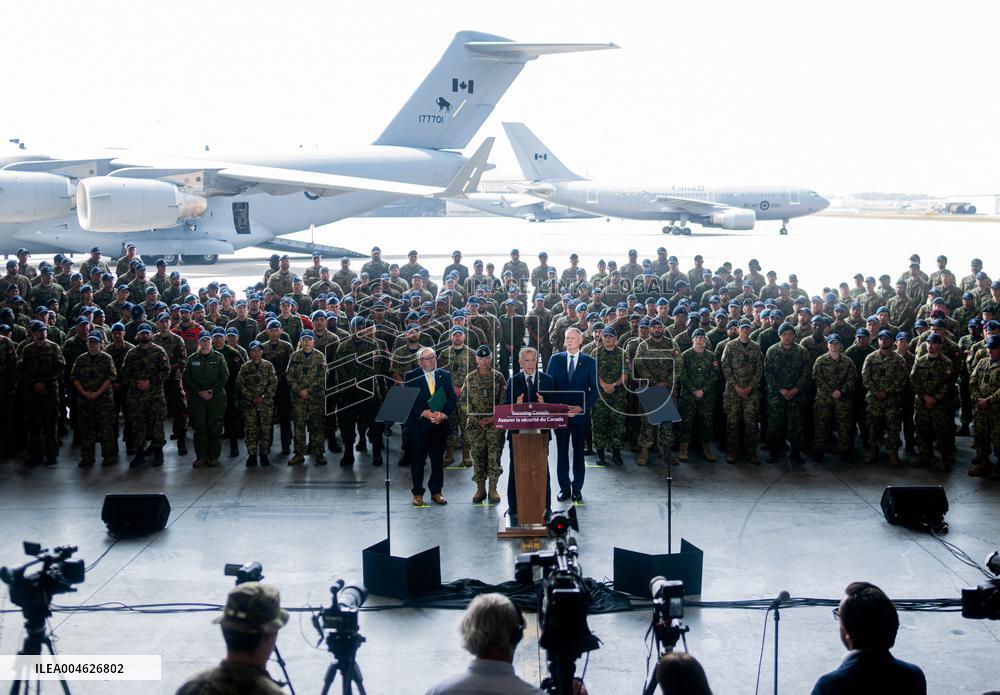 PM Mark Carney Visits Canadian Forces Base - Canada
