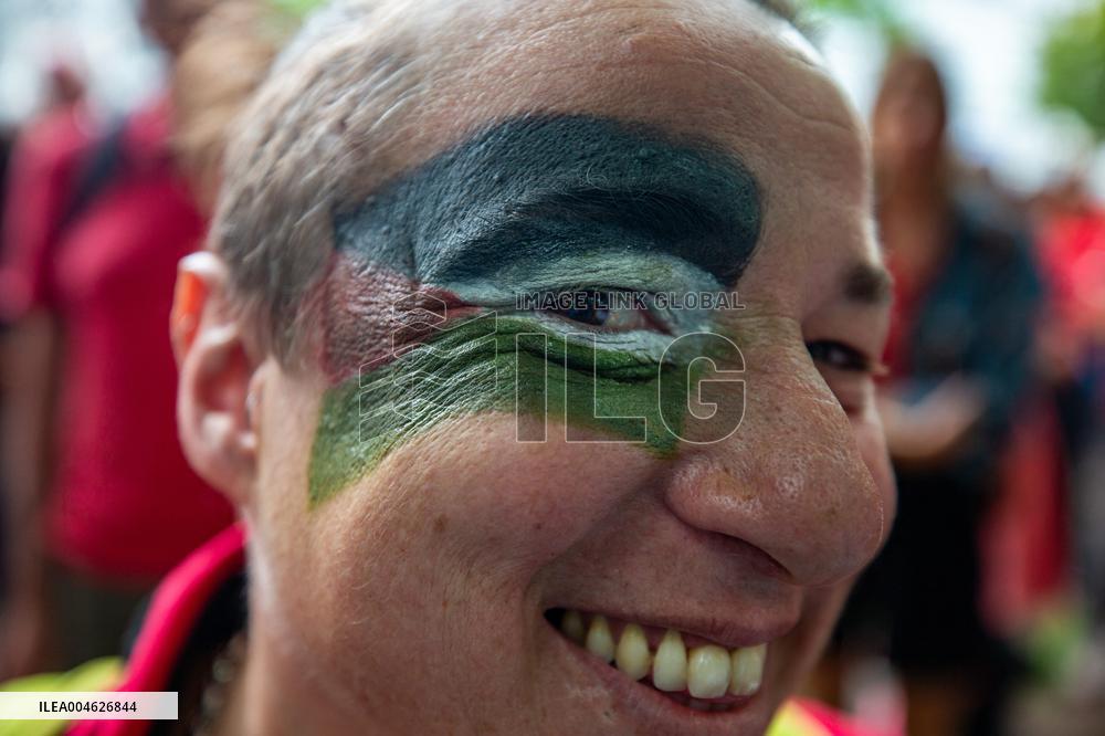 Police Clash With Pro Palestine Protesters - Netherlands