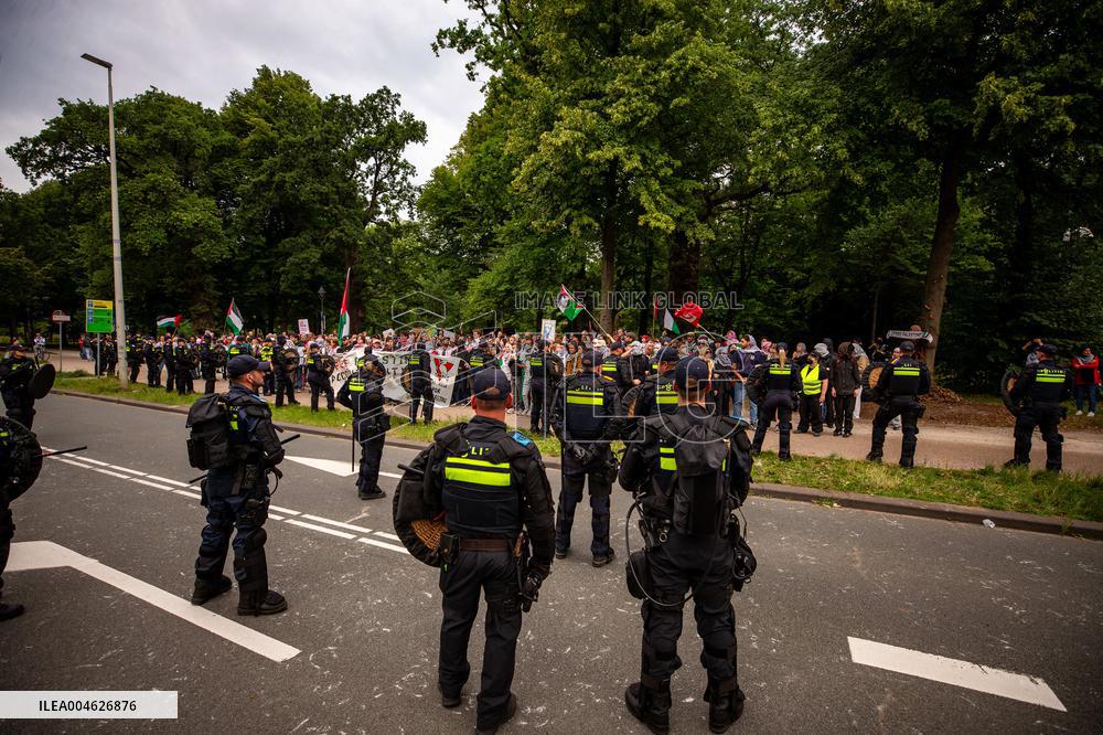 Police Clash With Pro Palestine Protesters - Netherlands