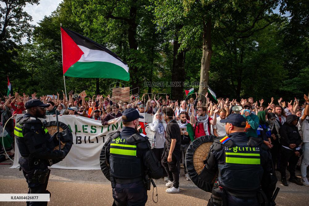 Police Clash With Pro Palestine Protesters - Netherlands