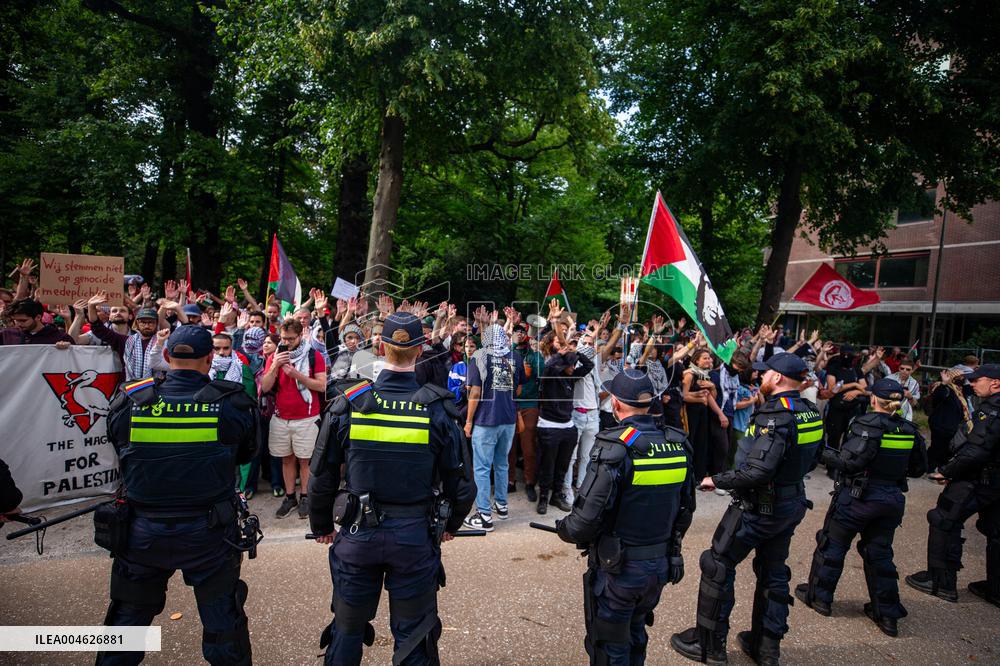 Police Clash With Pro Palestine Protesters - Netherlands