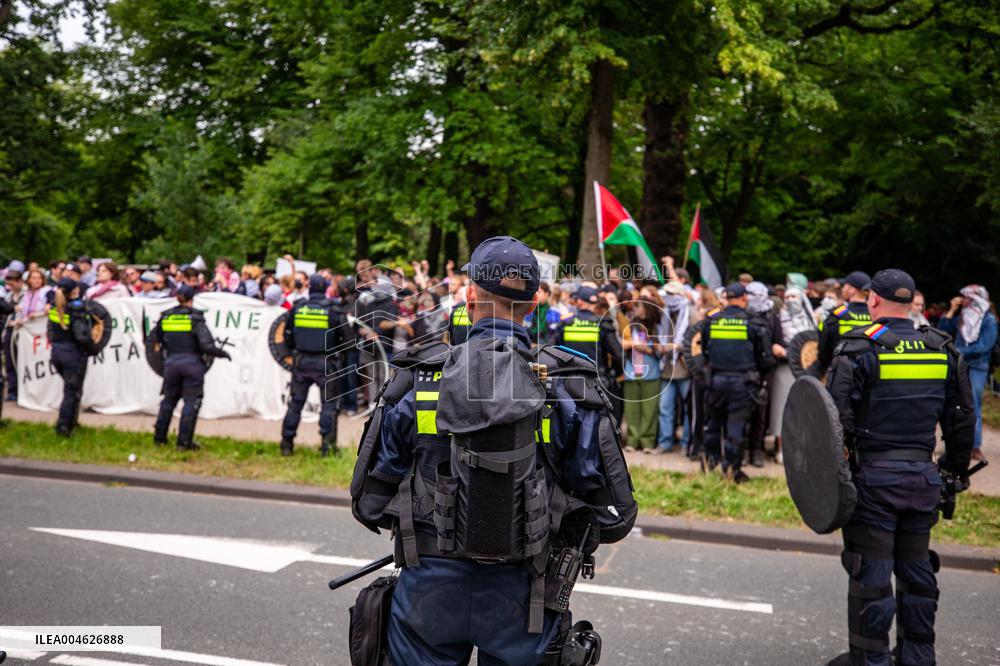 Police Clash With Pro Palestine Protesters - Netherlands