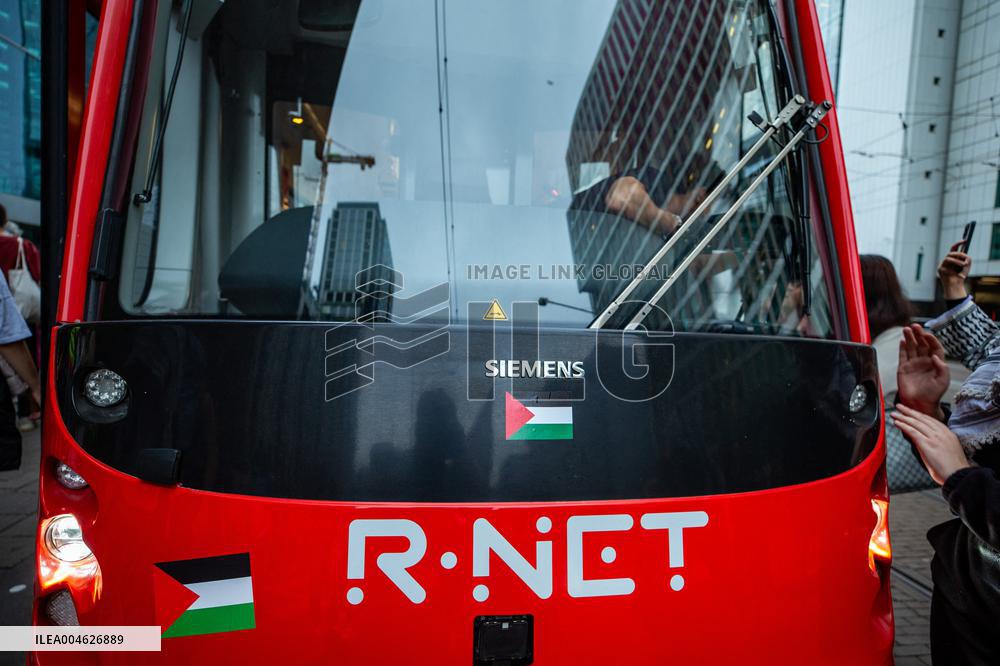 Police Clash With Pro Palestine Protesters - Netherlands