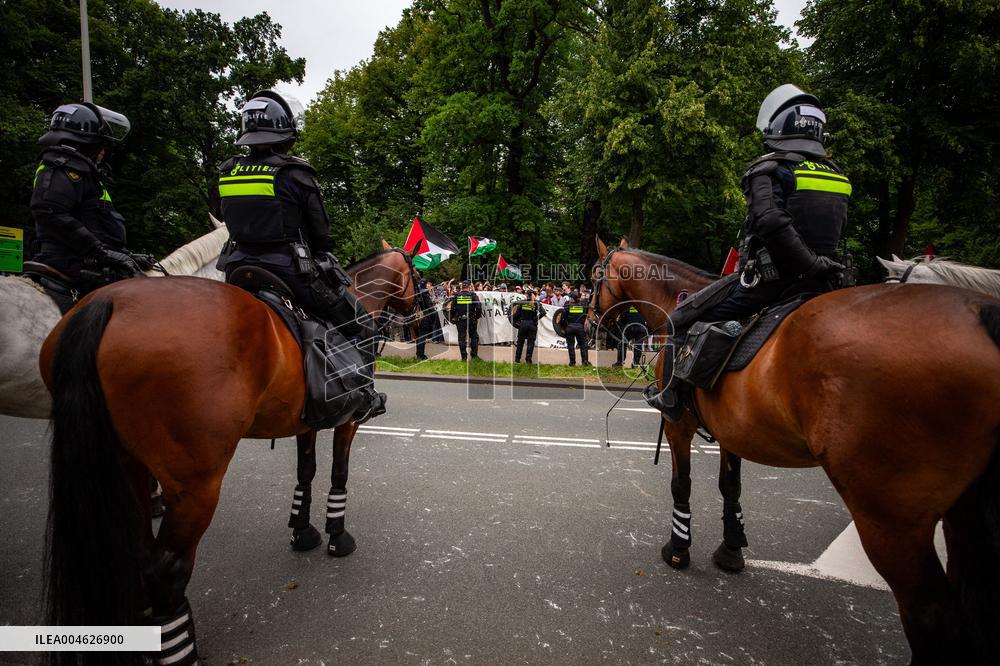 Police Clash With Pro Palestine Protesters - Netherlands