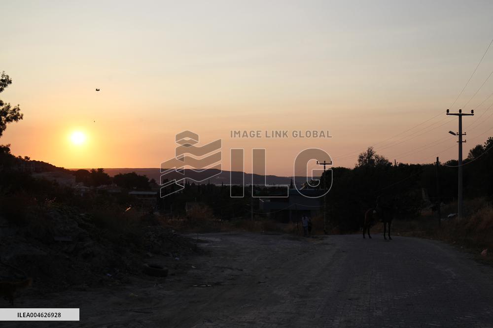 Wildfires in Canakkale - Turkey
