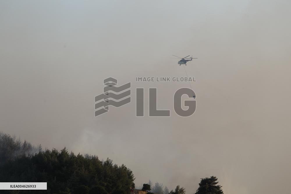 Wildfires in Canakkale - Turkey