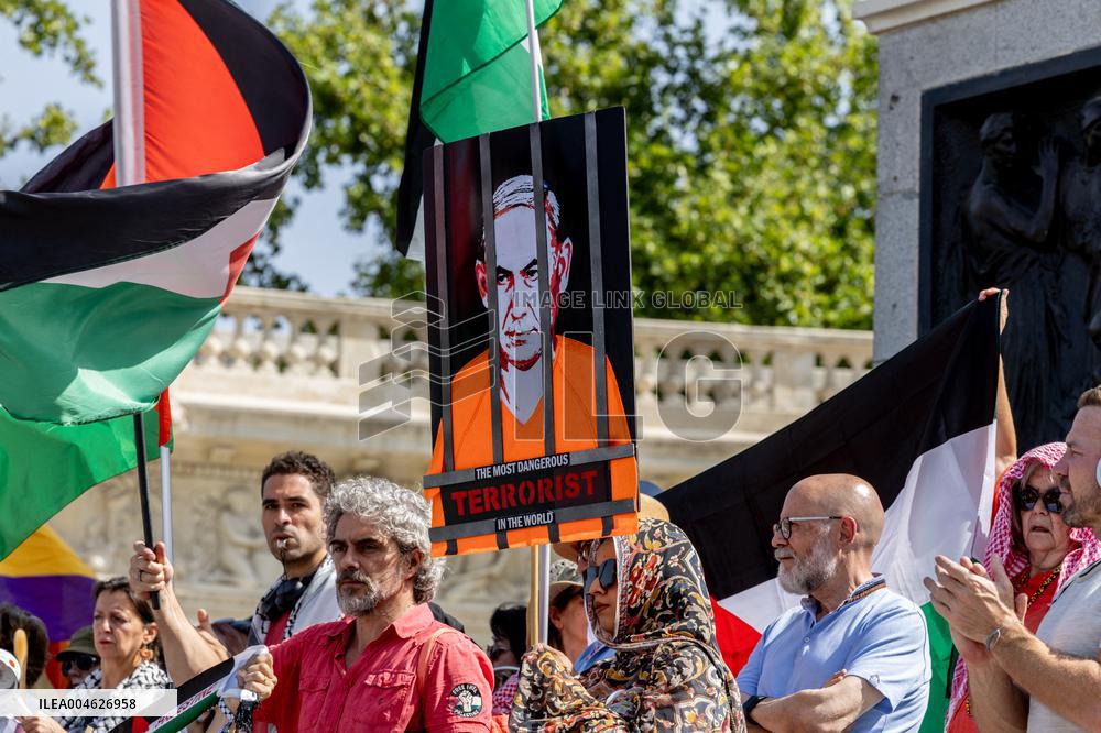 Global Rally For Gaza - Madrid