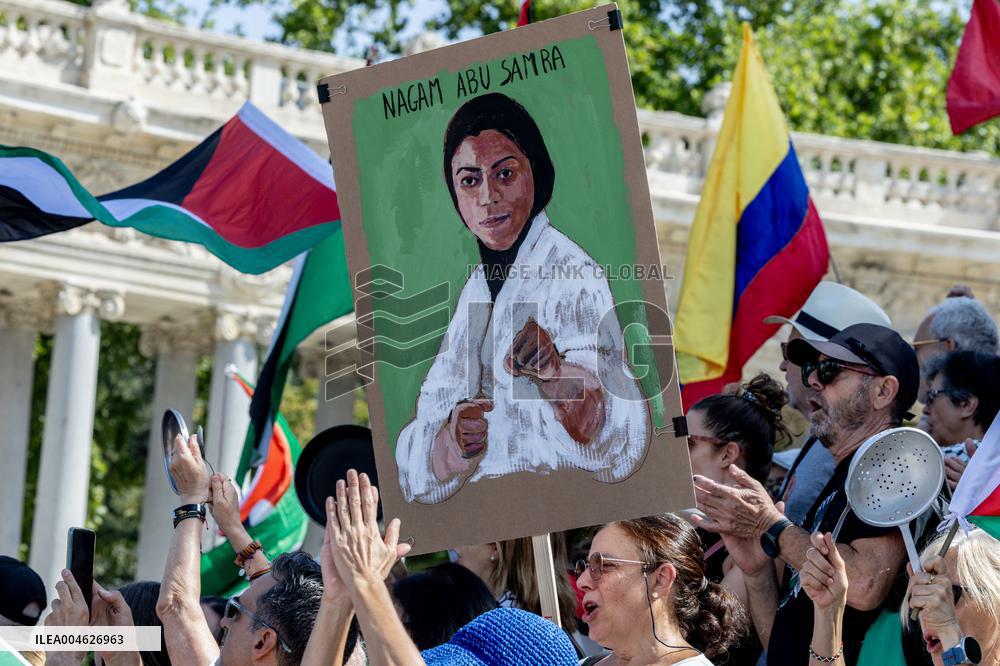 Global Rally For Gaza - Madrid