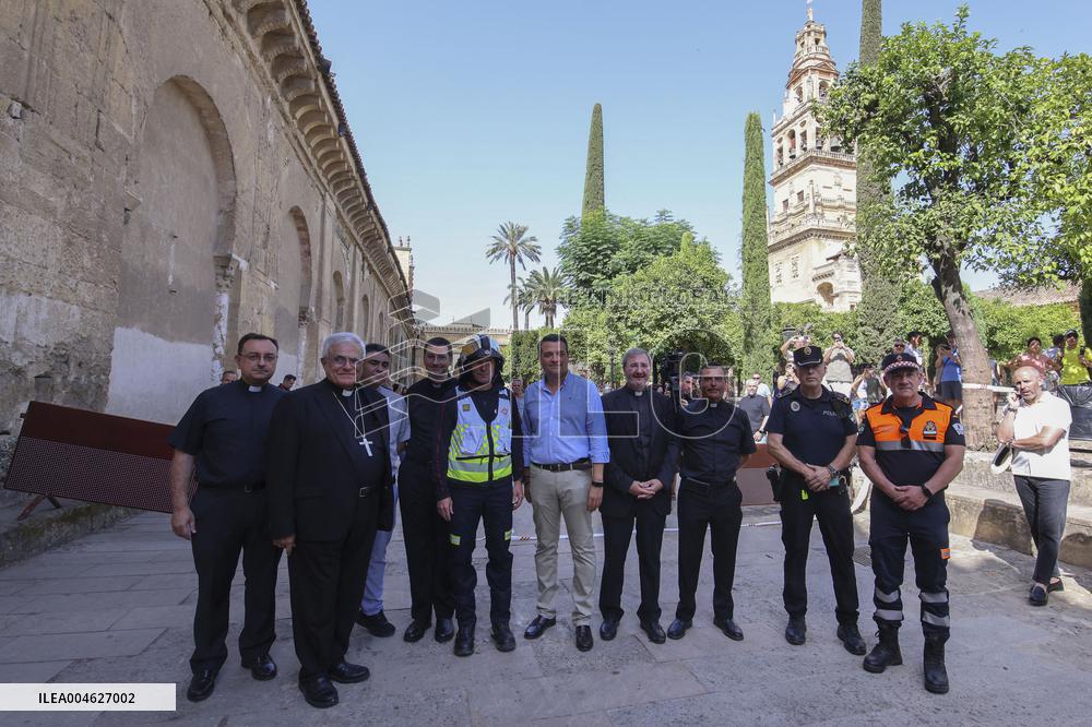 Fire In The Mosque Of Cordoba Completely Extinguished - Spain