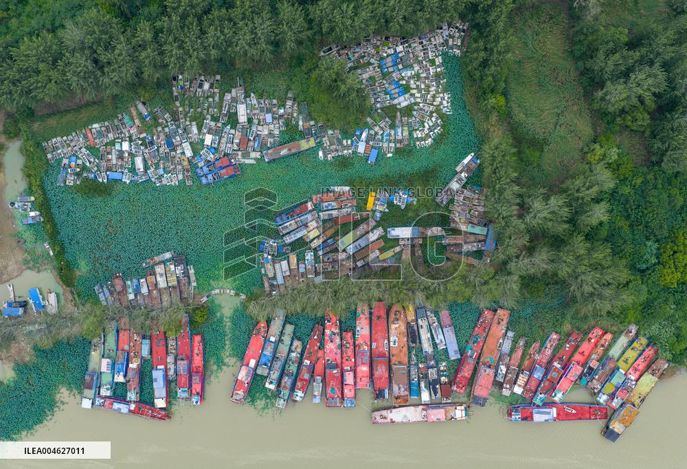 Abandoned Fishing Boats Ecological Protection