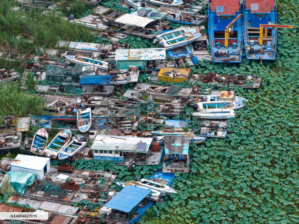 Abandoned Fishing Boats Ecological Protection