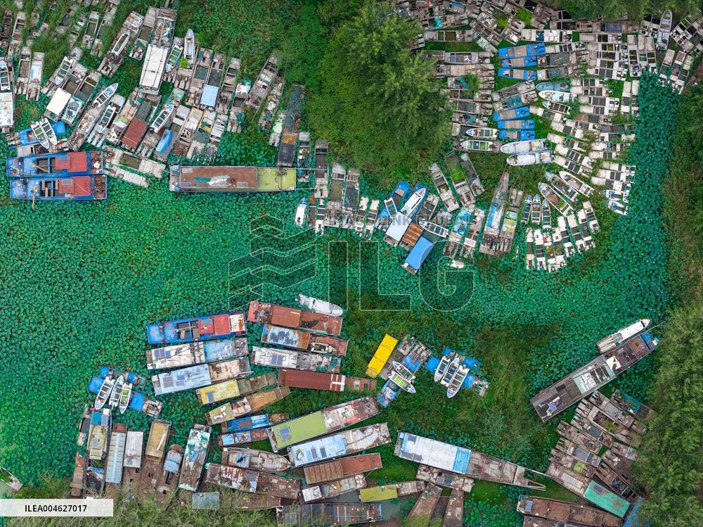 Abandoned Fishing Boats Ecological Protection