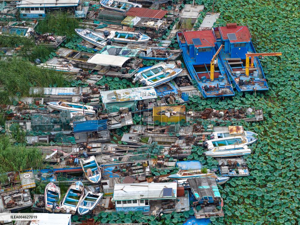 Abandoned Fishing Boats Ecological Protection