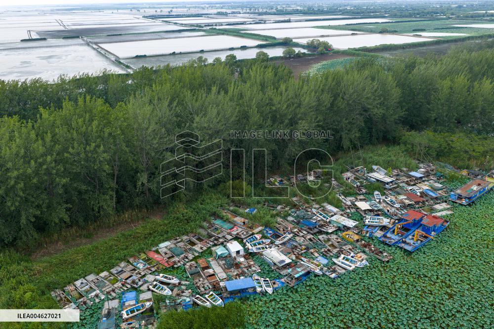 Abandoned Fishing Boats Ecological Protection