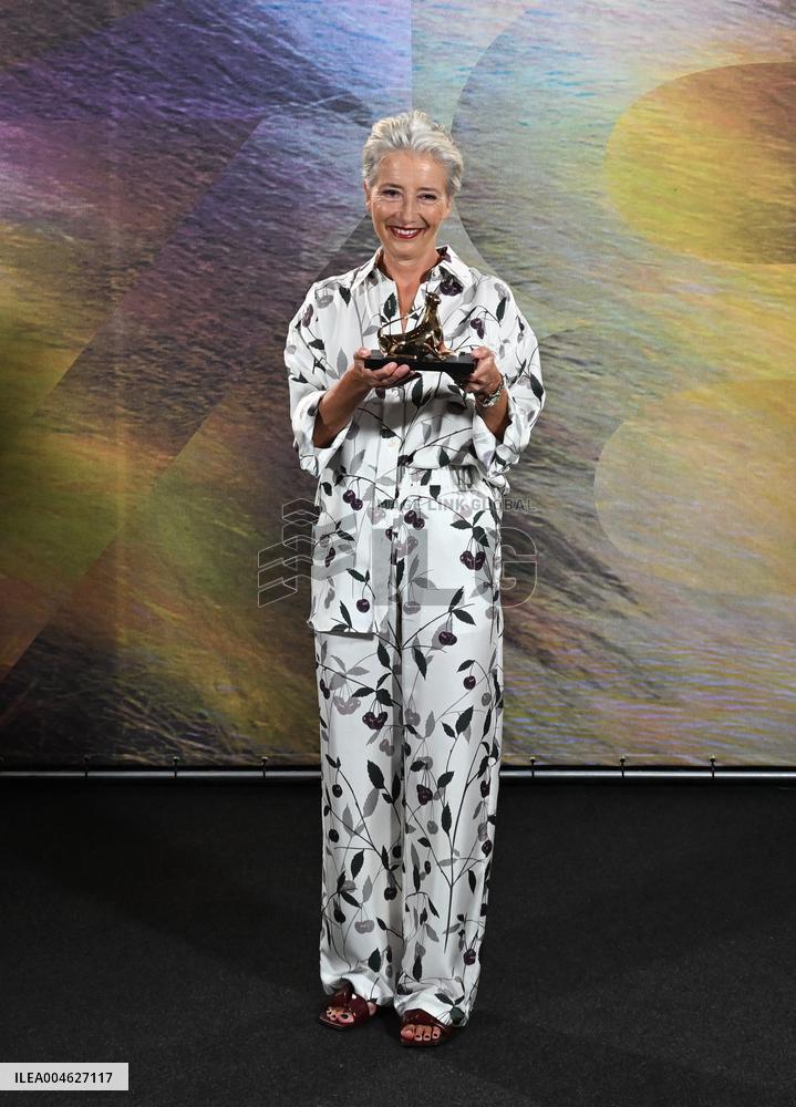 Locarno Film Festival - Emma Thompson Receives Lifetime Achievement Award