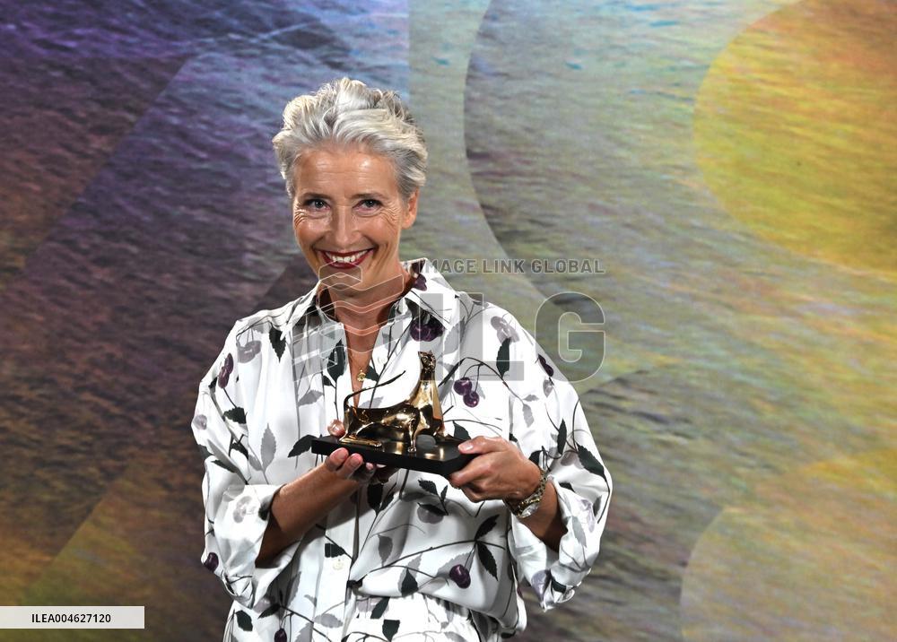 Locarno Film Festival - Emma Thompson Receives Lifetime Achievement Award