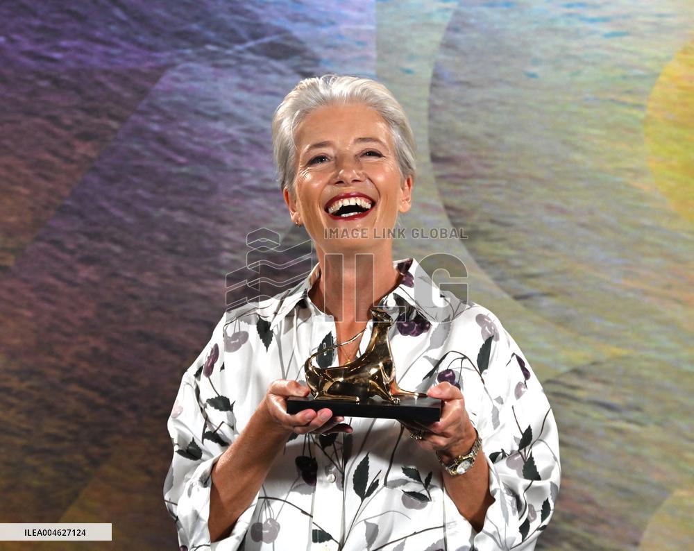 Locarno Film Festival - Emma Thompson Receives Lifetime Achievement Award