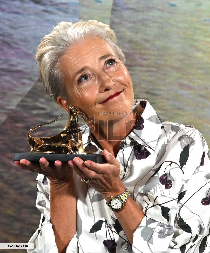 Locarno Film Festival - Emma Thompson Receives Lifetime Achievement Award