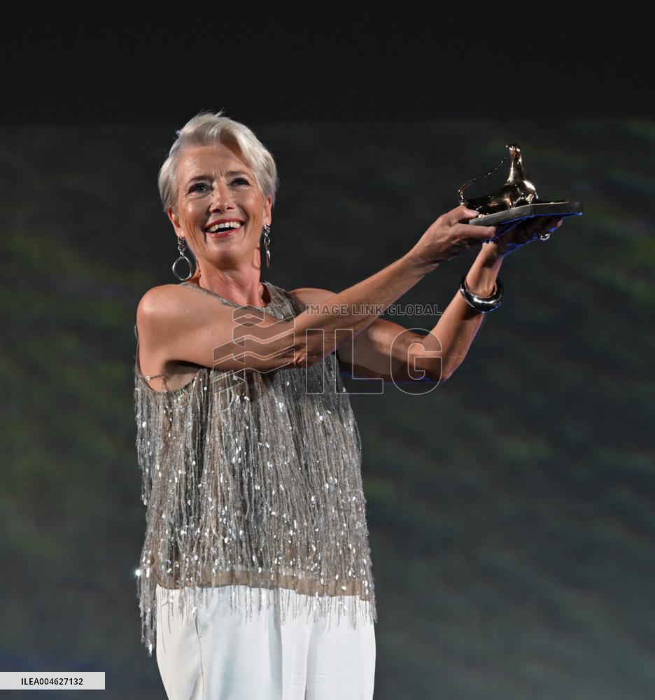 Locarno Film Festival - Emma Thompson Receives Lifetime Achievement Award