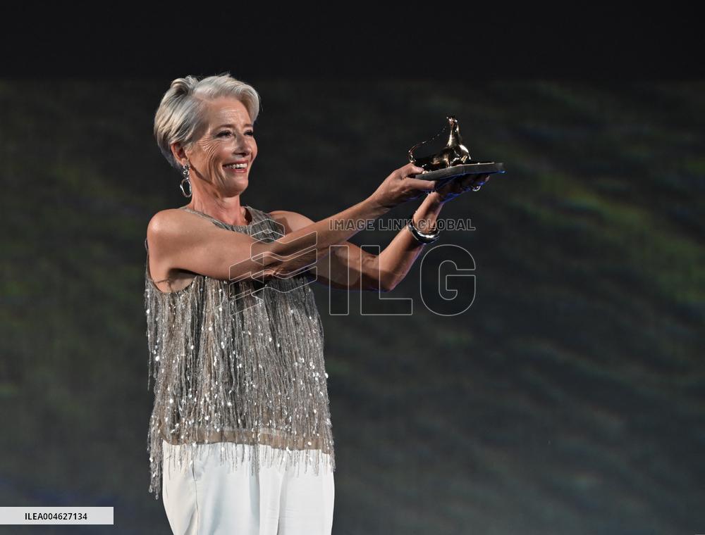 Locarno Film Festival - Emma Thompson Receives Lifetime Achievement Award