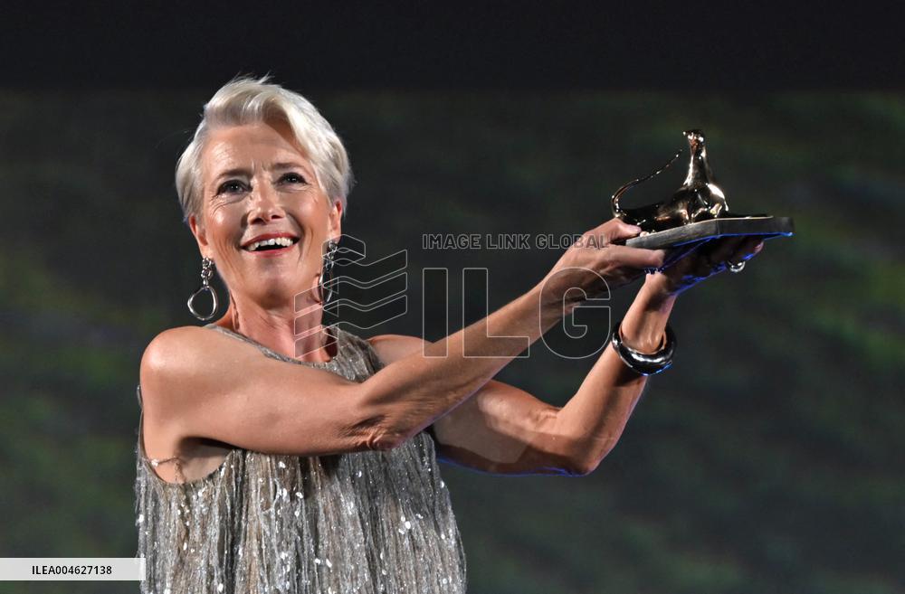 Locarno Film Festival - Emma Thompson Receives Lifetime Achievement Award