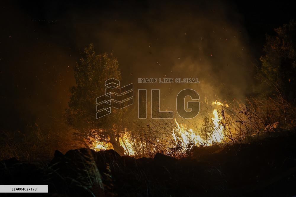 Wildfires in Canakkale - Turkey