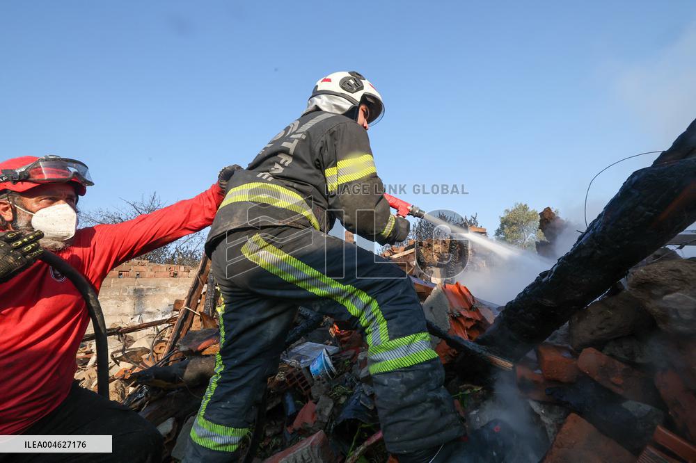 Wildfires in Canakkale - Turkey