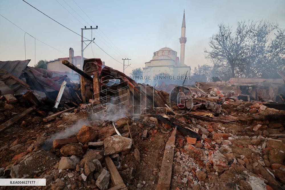 Wildfires in Canakkale - Turkey