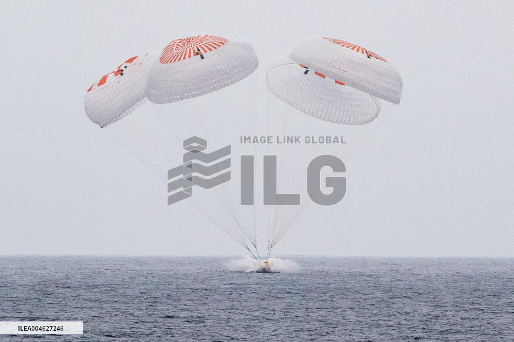 NASA’s SpaceX Crew-10 Splashdown