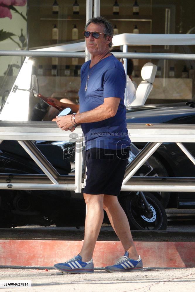 Jean-Luc Reichmann Playing Petanque - Saint Tropez