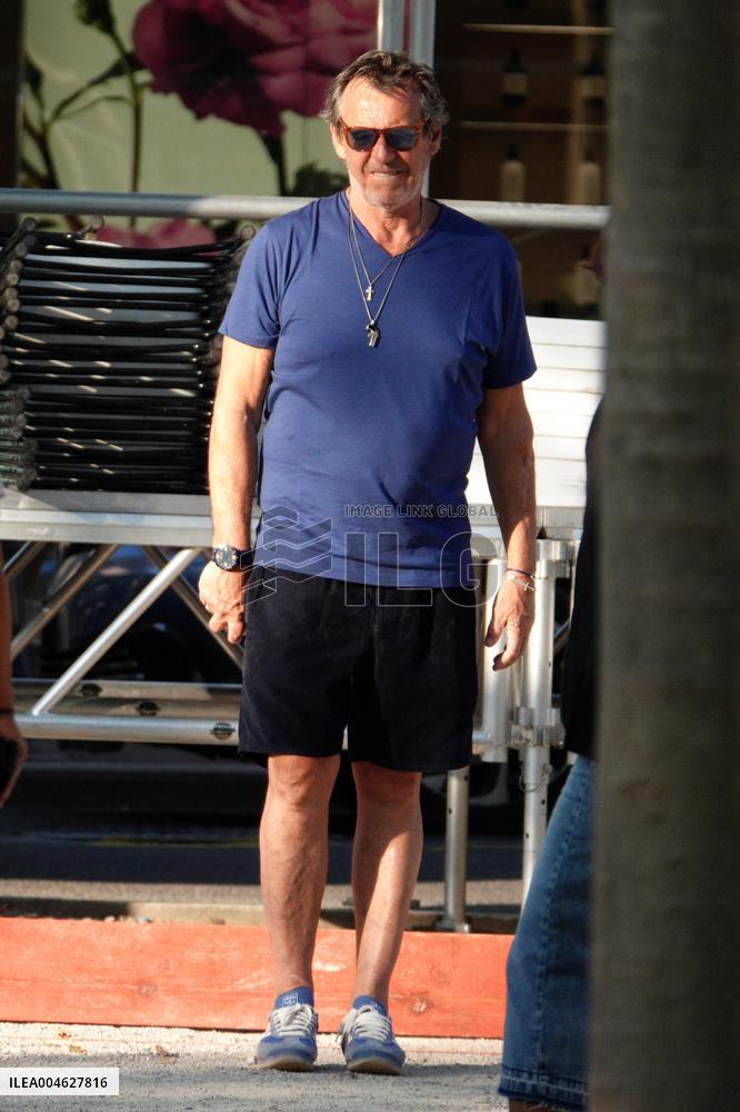 Jean-Luc Reichmann Playing Petanque - Saint Tropez