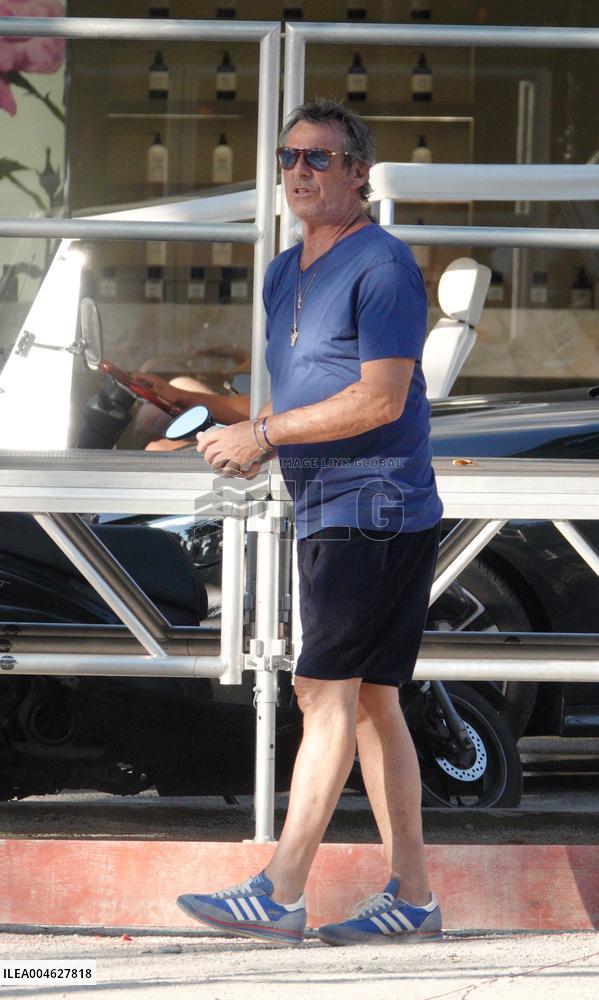 Jean-Luc Reichmann Playing Petanque - Saint Tropez