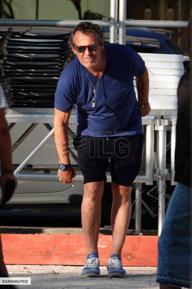 Jean-Luc Reichmann Playing Petanque - Saint Tropez