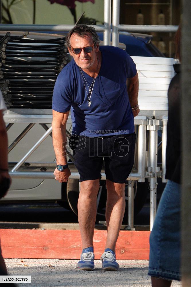 Jean-Luc Reichmann Playing Petanque - Saint Tropez