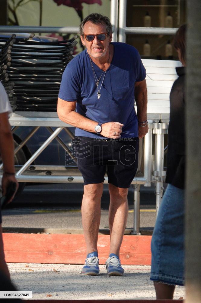 Jean-Luc Reichmann Playing Petanque - Saint Tropez