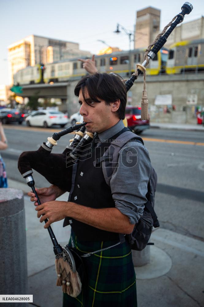 Tensions Rise at Anti ICE Protest - LA