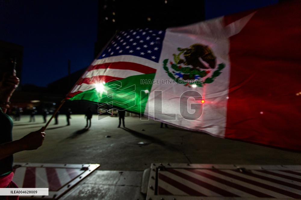 Tensions Rise at Anti ICE Protest - LA