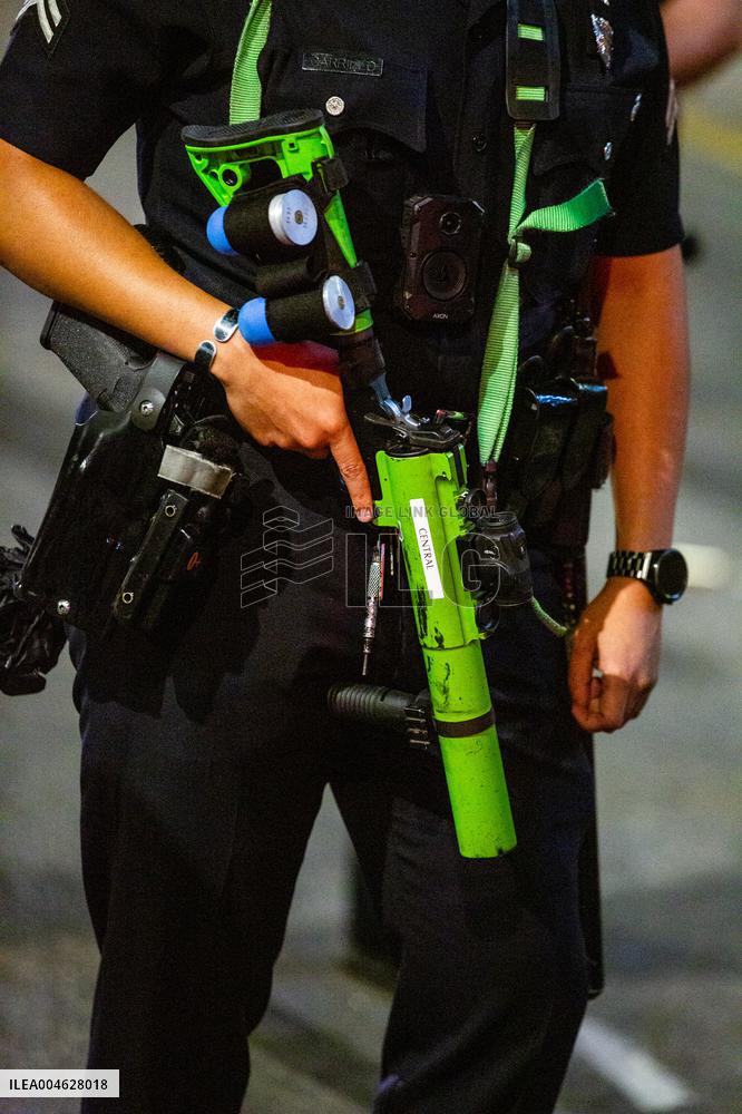 Tensions Rise at Anti ICE Protest - LA