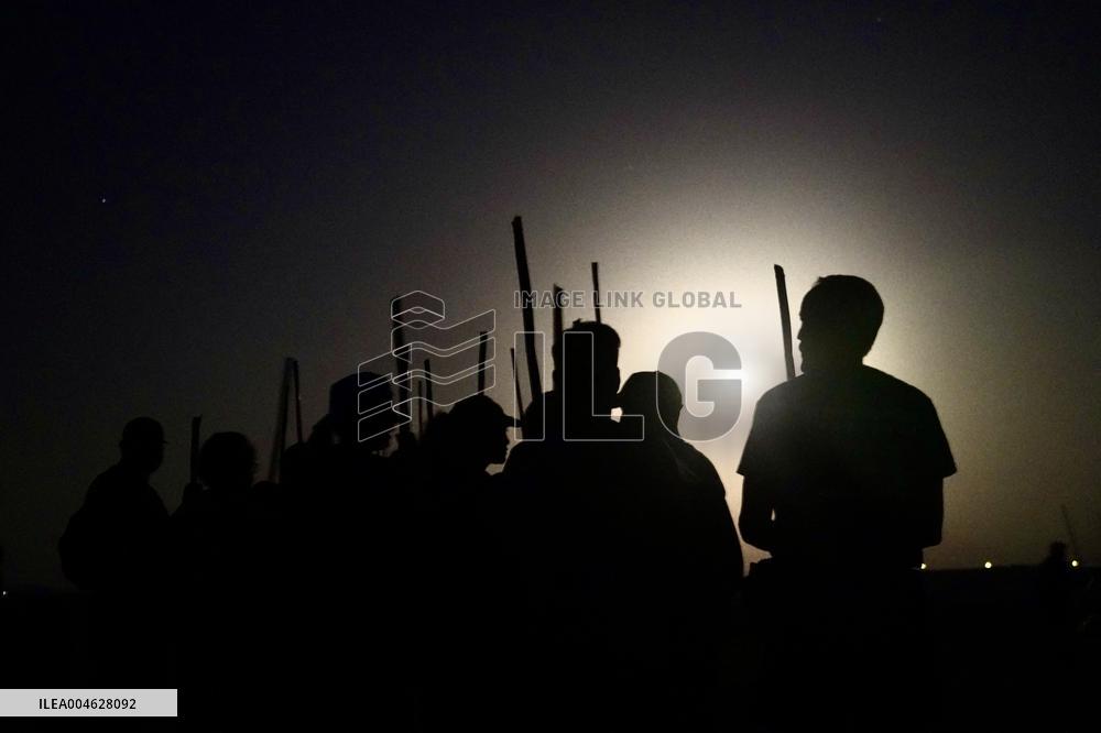 Banding Of 600 Flamingo Chicks - Spain