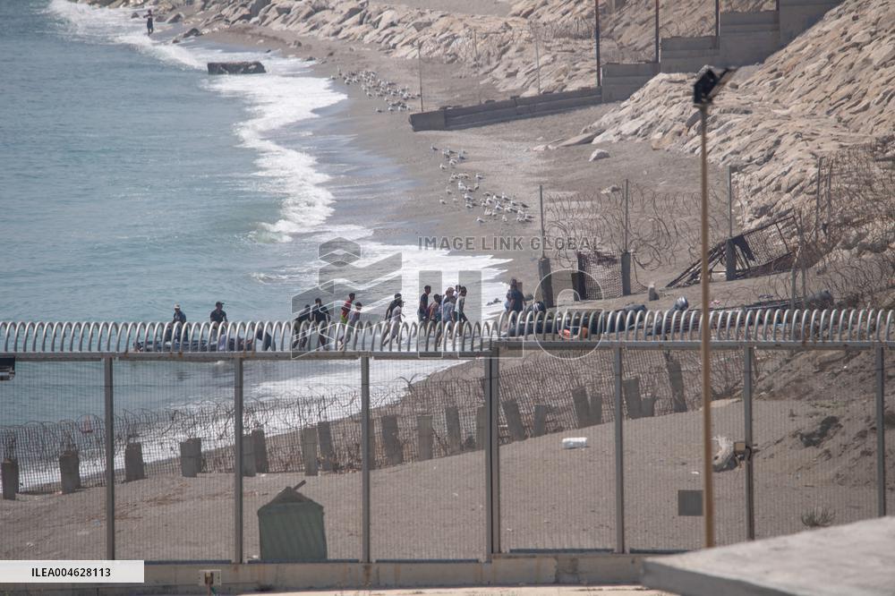 Migrant Boat Arrives In Ceuta - Spain