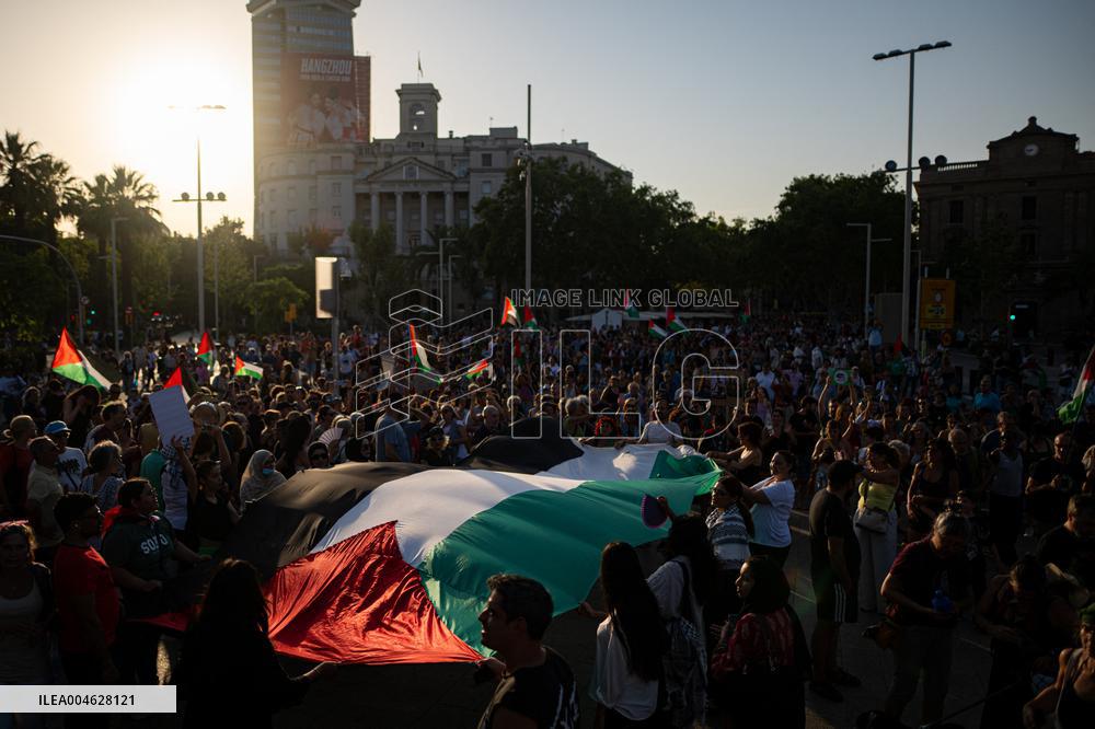 Moviment Global a Gaza Protest - Barcelona